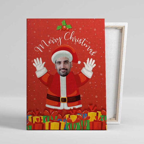 Personalized Christmas Canvas Frame | COD Not Available - Uncommongifts.in